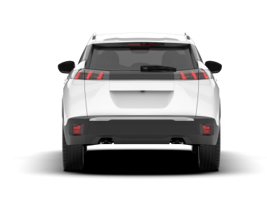 araba yan görünümü beyaz arkaplanda izole edildi. 3 boyutlu görüntüleme - 3 boyutlu illüstrasyon