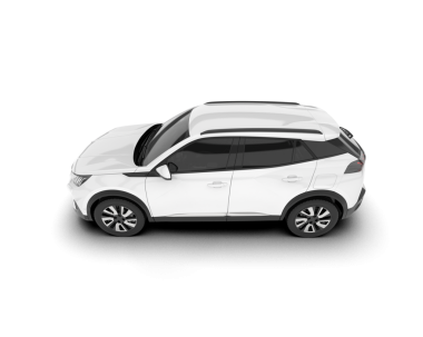 - Araba. Düz stil. Araba beyaz arka planda izole edilmiş. Ön manzara. vektör.