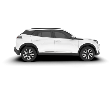 Beyaz arka planda bir araba. 3d oluşturma.