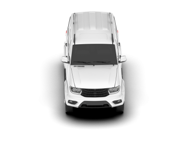 araba beyaz arkaplanda izole edildi.