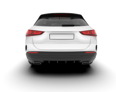 Gerçekçi bir araba. araba görünümü