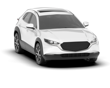 Lüks modern araba beyaz arka planda izole