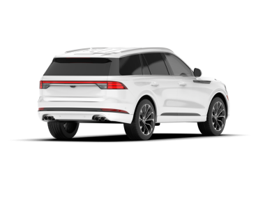 Beyaz SUV beyaz arka planda izole edildi. 3d oluşturma