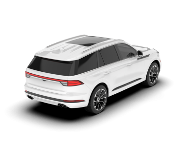 Araba beyaz arka planda izole edilmiş. 3d illüstrasyon.