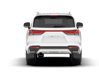 beyaz arkaplanda izole edilmiş gerçekçi araba