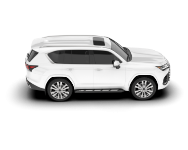 Gerçekçi bir SUV arabası. Ön görünüm.