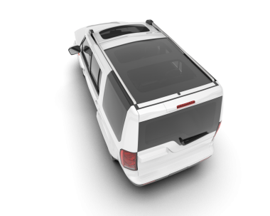 modern araba beyaz arka planda izole edildi. 3 boyutlu çizim - illüstrasyon