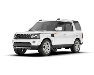 Beyaz arka planda modern lüks SUV