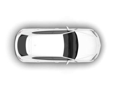 modern araba siyah arkaplanda izole edildi