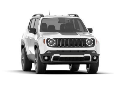 Beyaz arka planda modern bir araba. 3 d