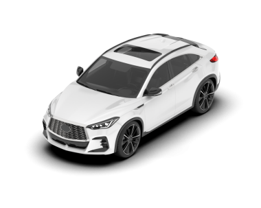 - Araba. Beyaz arka planı olan bir araba. 3d illüstrasyon