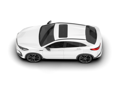 modern otomobil arka planda izole edildi