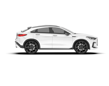 modern otomobil arka planda izole edildi