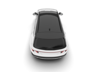 Beyaz arkaplandaki araba