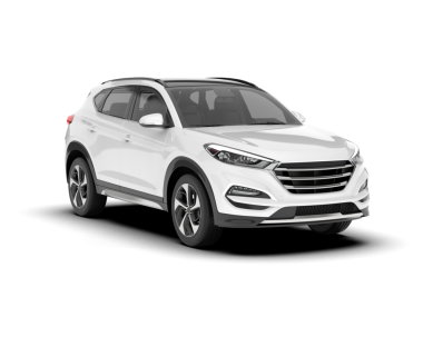 beyaz arkaplan üzerinde modern SUV.