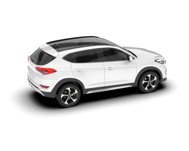 Beyaz arkaplanı olan araba.