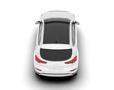 beyaz araba beyaz zemin üzerine izole