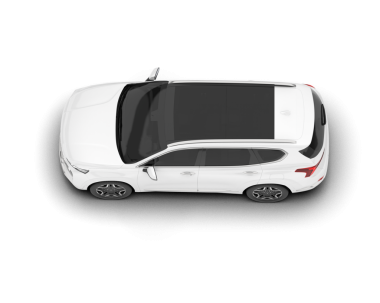 Beyaz modern spor araba