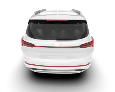 Modern araba. 3d oluşturma