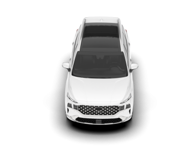 Gerçekçi bir araba. Ön manzara. vektör illüstrasyonu.