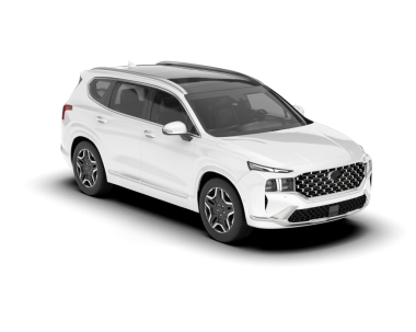 beyaz modern SUV arabası