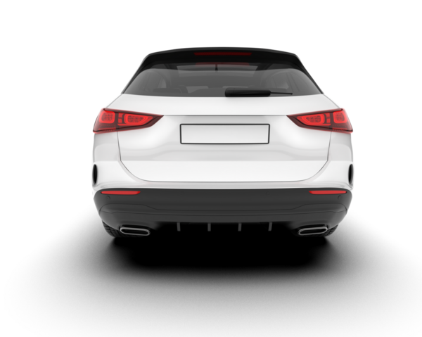 Gerçekçi bir araba. araba görünümü