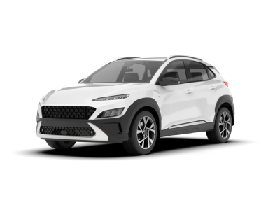 modern SUV arabası beyazda izole edildi