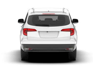 Araba arka planda izole. 3D görüntüleme - illüstrasyon