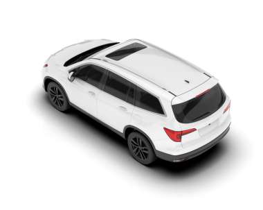 Beyaz arka planda bir araba. Beyaz arka planda bir araba. 3d oluşturma