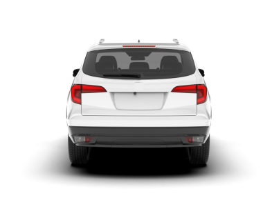 Arkadaki beyaz arka planda izole edilmiş araba