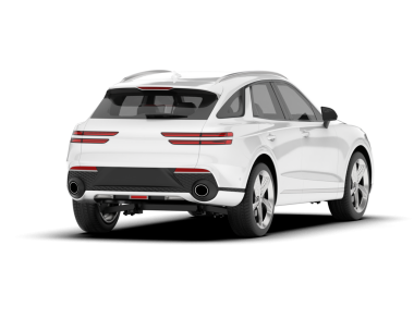 modern araba beyaz arka planda izole edilmiş, gölgesi de 3 boyutlu.