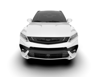 gerçekçi araba ön görünümü