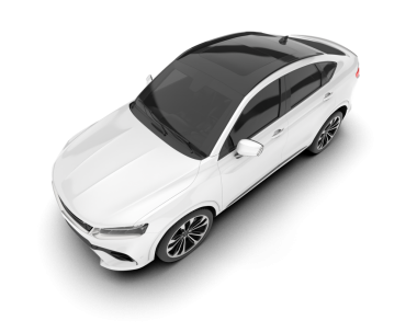 araba beyazda izole edildi