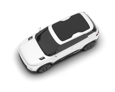 modern araba beyaz üzerine izole