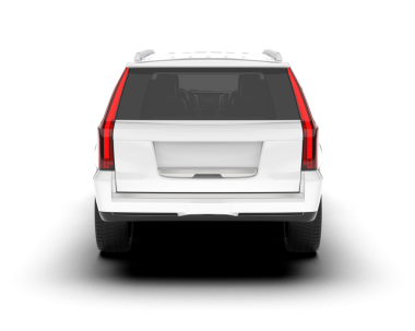 Gerçekçi bir araba. Vektör çizimi. ön ve arka görünüm.