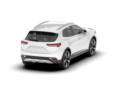 beyaz modern lüks SUv beyaz arka planda izole