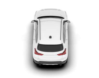 vektör modern araba beyaz arkaplanda izole edildi