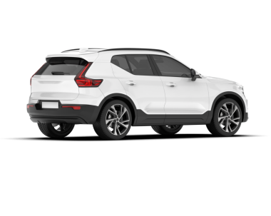 araba beyaz, 3 boyutlu görüntüleme - yan görünüm