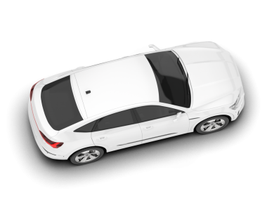 Modern araba. beyaz arkaplanda izole