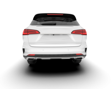 gerçekçi araba arka görünümü