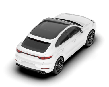 modern otomobil arka planda izole edildi