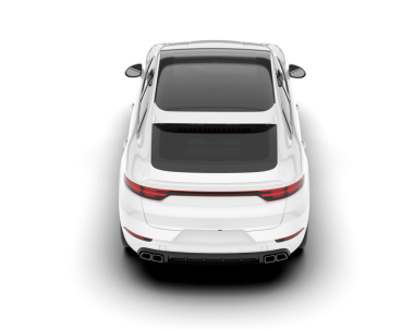 Beyaz arka planda izole edilmiş beyaz modern araba 3 boyutlu görüntüleme