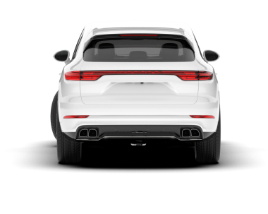 Beyaz arka planda beyaz araba. 3d oluşturma.