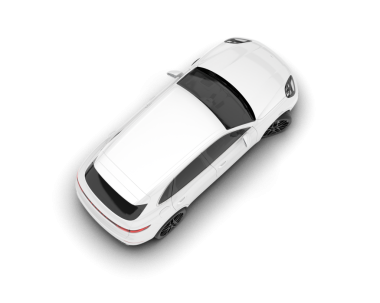 beyaz arka planda beyaz araba 3 d illüstrasyon