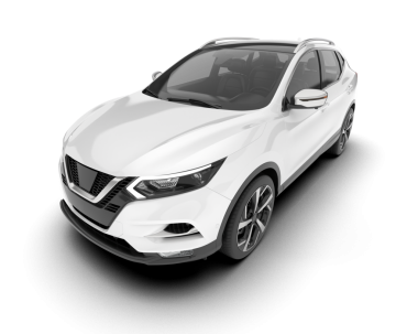 Beyaz arkaplanı olan araba