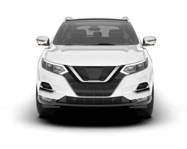 Beyaz arka planda modern araba. 3 Boyutlu Hazırlama.