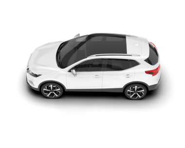 modern beyaz araba beyaz arka planda izole edilmiş