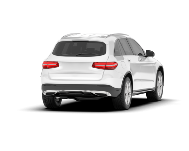 Araba beyaz arka planda izole edilmiş. 3d illüstrasyon