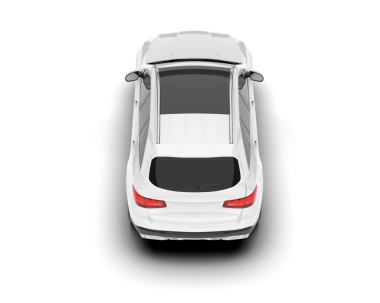 Beyaz arkaplanda vektör araba simgesi