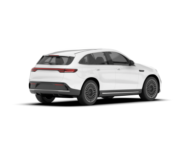 Modern araba. Beyaz bir arka planda izole edilmiş. 3d illüstrasyon.